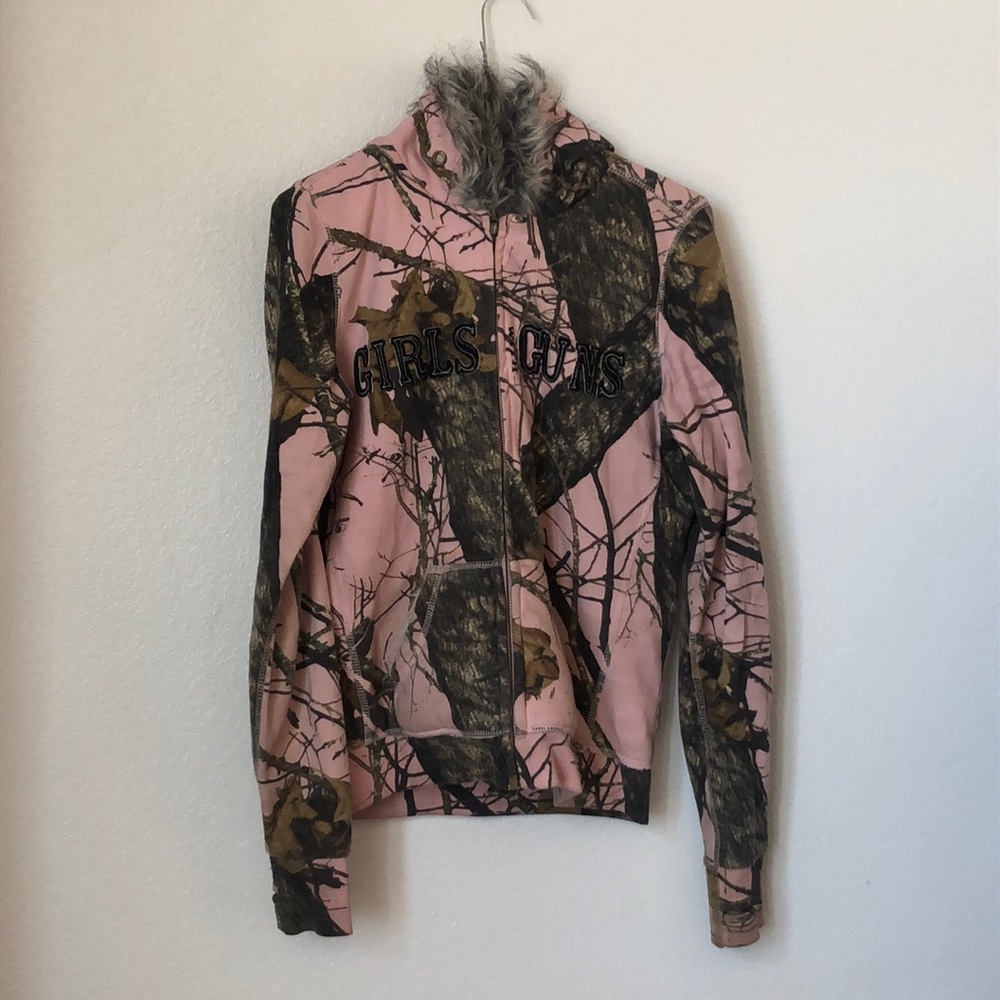 Pink Camouflage Jacket